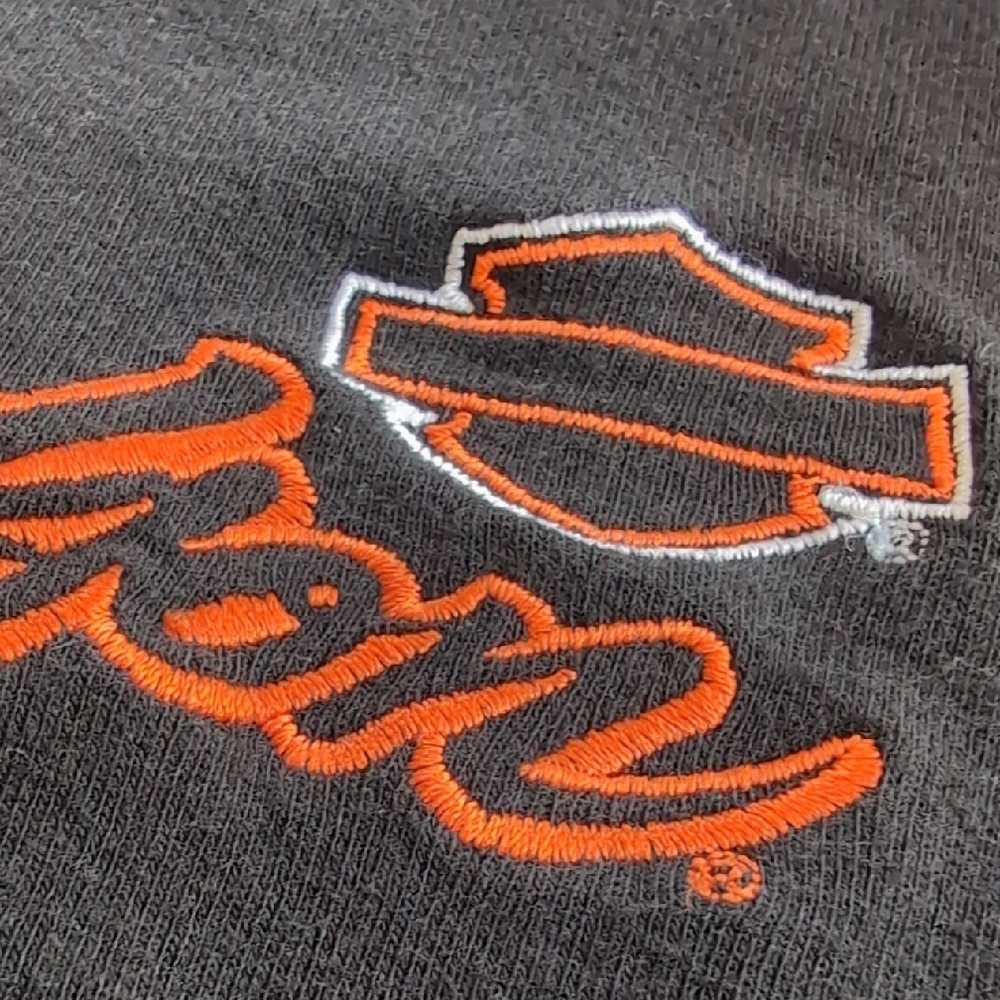 Harley-Davidson Black and Orange Graphic Long Sleeve - Picture 5 of 11